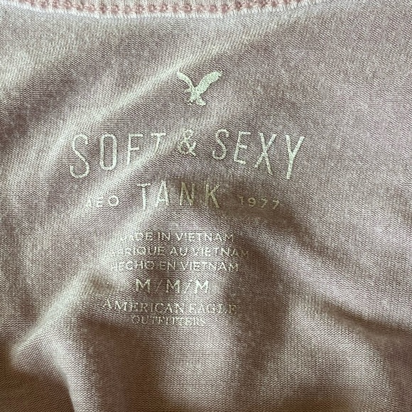 American Eagle Soft & Sexy Cropped Tank Top sz M - Picture 5 of 5